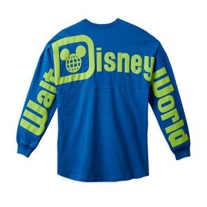 Walt Disney World Spirit Jersey for Adults Unisex Medium Blue